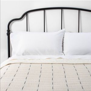 Hearth & Hand King Broken Stripe Quilt and Shams